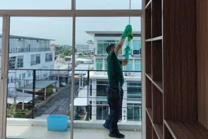 ทำความสะอาดระเบียง